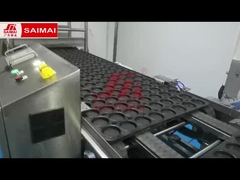 สายการผลิตขนมปังชั้น หม้อเค้ก เค้กถ้วย เค้กจันทร์ เค้กเค้กฝากเค้ก