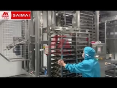 ตะกร้าทอเรย์ สายการผลิตขนมปัง แฮมเบอร์เกอร์ โทสต์ เค้กถ้วยขนมปังเดนมาร์ก